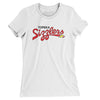 Topeka Sizzlers Basketball Women's T-Shirt-White-Allegiant Goods Co. Vintage Sports Apparel