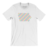 Iowa Pride State Men/Unisex T-Shirt-White-Allegiant Goods Co. Vintage Sports Apparel