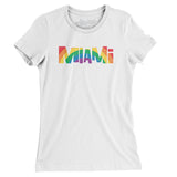 Miami Florida Pride Women's T-Shirt-Allegiant Goods Co. Vintage Sports Apparel