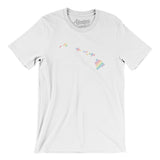 Hawaii Pride State Men/Unisex T-Shirt-White-Allegiant Goods Co. Vintage Sports Apparel
