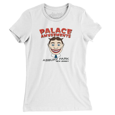 Palace Amusements Asbury Park Tillie Women's T-Shirt-White-Allegiant Goods Co. Vintage Sports Apparel