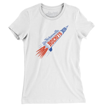 Jacksonville Rockets Hockey Women's T-Shirt-Allegiant Goods Co. Vintage Sports Apparel