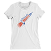 Jacksonville Rockets Hockey Women's T-Shirt-White-Allegiant Goods Co. Vintage Sports Apparel