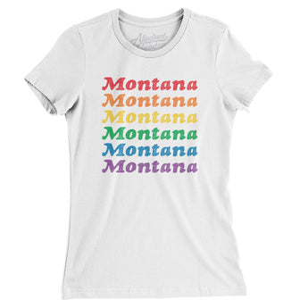 Montana Pride Women's T-Shirt-Allegiant Goods Co. Vintage Sports Apparel