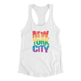 New York City Pride Women's Racerback Tank-Allegiant Goods Co. Vintage Sports Apparel