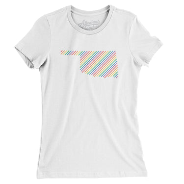 Oklahoma Pride State Women's T-Shirt-Red-Allegiant Goods Co. Vintage Sports Apparel