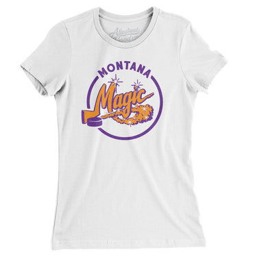 Montana Magic Hockey Women's T-Shirt-Allegiant Goods Co. Vintage Sports Apparel