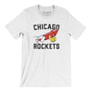 Chicago Rockets Football Men/Unisex T-Shirt-White-Allegiant Goods Co. Vintage Sports Apparel