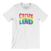 Cleveland Ohio Pride Men/Unisex T-Shirt-White-Allegiant Goods Co. Vintage Sports Apparel