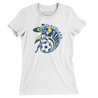 Cleveland Force Soccer Women's T-Shirt-White-Allegiant Goods Co. Vintage Sports Apparel