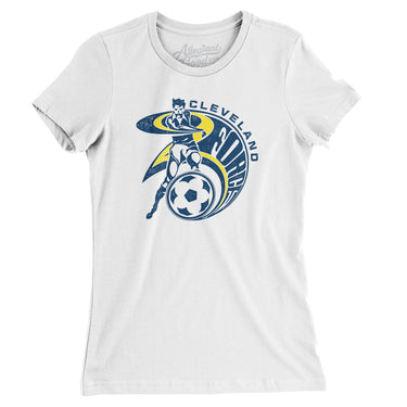 Cleveland Force Soccer Women's T-Shirt-Allegiant Goods Co. Vintage Sports Apparel