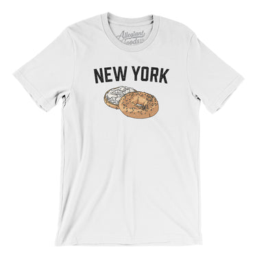 New York Bagel Men/Unisex T-Shirt-Allegiant Goods Co. Vintage Sports Apparel