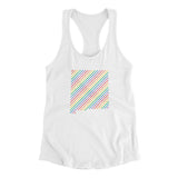 New Mexico Pride State Women's Racerback Tank-Allegiant Goods Co. Vintage Sports Apparel