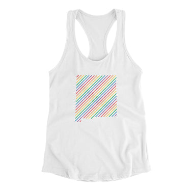 New Mexico Pride State Women's Racerback Tank-Allegiant Goods Co. Vintage Sports Apparel