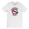 Charleston Rockets Football Men/Unisex T-Shirt-White-Allegiant Goods Co. Vintage Sports Apparel