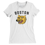 Boston Tigers Hockey Women's T-Shirt-Allegiant Goods Co. Vintage Sports Apparel