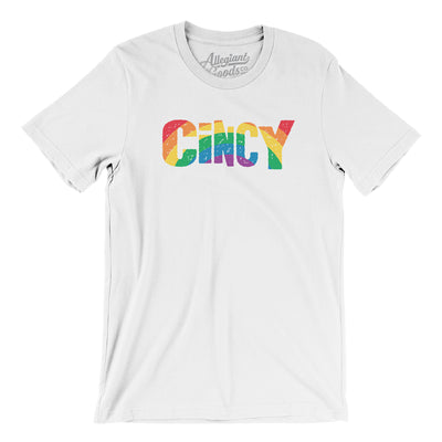 Cincinnati Ohio Pride Men/Unisex T-Shirt-White-Allegiant Goods Co. Vintage Sports Apparel