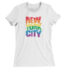 New York City Pride Women's T-Shirt-White-Allegiant Goods Co. Vintage Sports Apparel