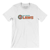 Baltimore Claws Basketball Men/Unisex T-Shirt-White-Allegiant Goods Co. Vintage Sports Apparel