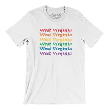 West Virginia Pride Men/Unisex T-Shirt-Allegiant Goods Co. Vintage Sports Apparel