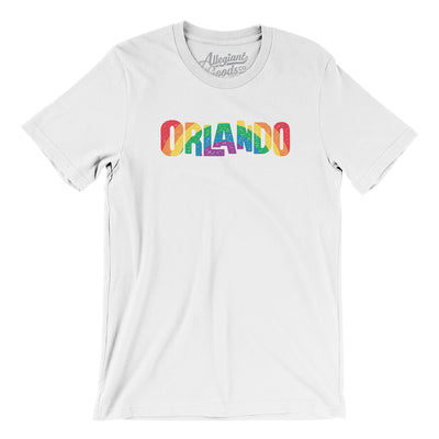 Orlando Florida Pride Men/Unisex T-Shirt-White-Allegiant Goods Co. Vintage Sports Apparel