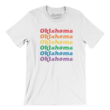 Oklahoma Pride Men/Unisex T-Shirt-Allegiant Goods Co. Vintage Sports Apparel