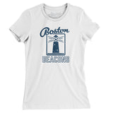 Boston Beacons Soccer Women's T-Shirt-Allegiant Goods Co. Vintage Sports Apparel