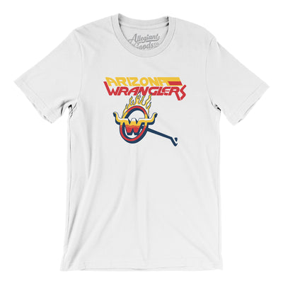Arizona Wranglers Football Men/Unisex T-Shirt-White-Allegiant Goods Co. Vintage Sports Apparel
