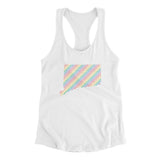 Connecticut Pride State Women's Racerback Tank-Allegiant Goods Co. Vintage Sports Apparel