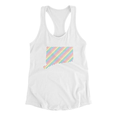 Connecticut Pride State Women's Racerback Tank-Allegiant Goods Co. Vintage Sports Apparel