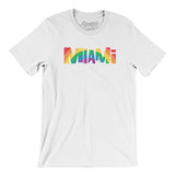 Miami Florida Pride Men/Unisex T-Shirt-Allegiant Goods Co. Vintage Sports Apparel
