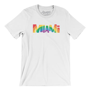 Miami Florida Pride Men/Unisex T-Shirt-Allegiant Goods Co. Vintage Sports Apparel