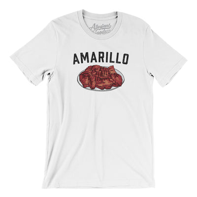 Amarillo Steak Men/Unisex T-Shirt-White-Allegiant Goods Co. Vintage Sports Apparel