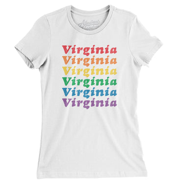Virginia Pride Women's T-Shirt-Allegiant Goods Co. Vintage Sports Apparel