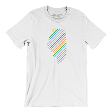 Illinois Pride State Men/Unisex T-Shirt-Allegiant Goods Co. Vintage Sports Apparel