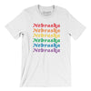 Nebraska Pride Men/Unisex T-Shirt-White-Allegiant Goods Co. Vintage Sports Apparel