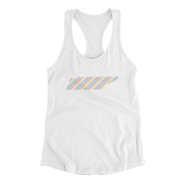 Tennessee Pride State Women's Racerback Tank-Allegiant Goods Co. Vintage Sports Apparel
