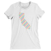 California Pride State Women's T-Shirt-White-Allegiant Goods Co. Vintage Sports Apparel