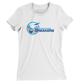 Portland Breakers Football Women's T-Shirt-Allegiant Goods Co. Vintage Sports Apparel