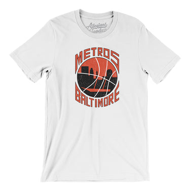 Baltimore Metros Basketball Men/Unisex T-Shirt-Allegiant Goods Co. Vintage Sports Apparel