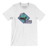 Oakland Skates Roller Hockey Men/Unisex T-Shirt-White-Allegiant Goods Co. Vintage Sports Apparel