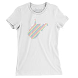 West Virginia Pride State Women's T-Shirt-White-Allegiant Goods Co. Vintage Sports Apparel