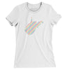 West Virginia Pride State Women's T-Shirt-White-Allegiant Goods Co. Vintage Sports Apparel