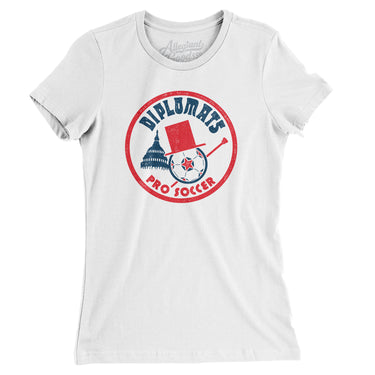 Washington Diplomats Soccer Women's T-Shirt-Allegiant Goods Co. Vintage Sports Apparel