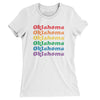 Oklahoma Pride Women's T-Shirt-White-Allegiant Goods Co. Vintage Sports Apparel