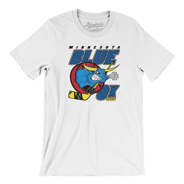 Minnesota Blue Ox Roller Hockey Men/Unisex T-Shirt-Allegiant Goods Co. Vintage Sports Apparel