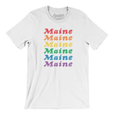 Maine Pride Men/Unisex T-Shirt-Allegiant Goods Co. Vintage Sports Apparel