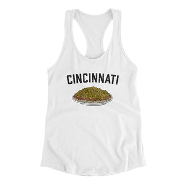 Cincinnati Chili Women's Racerback Tank-Allegiant Goods Co. Vintage Sports Apparel