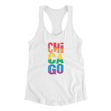 Chicago Illinois Pride Women's Racerback Tank-Allegiant Goods Co. Vintage Sports Apparel