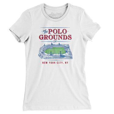 Polo Grounds Stadium Women's T-Shirt-Allegiant Goods Co. Vintage Sports Apparel